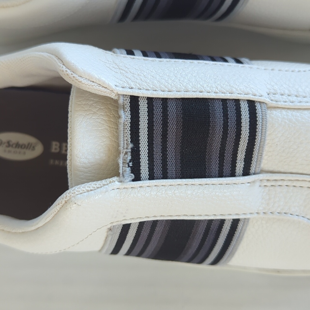 Dr. Scholl's Madi Band Slip On Sneakers 8M White Black Gray - Picture 6 of 16